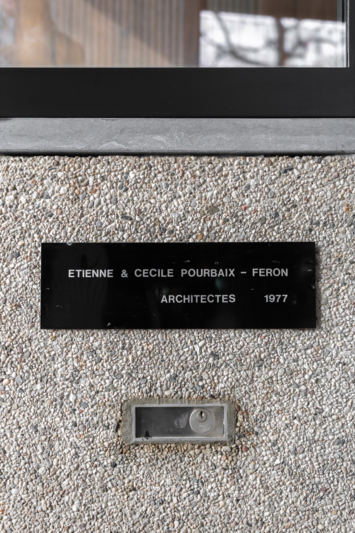 Etienne & Cécile Pourbaix-Féron, Architectes 1977